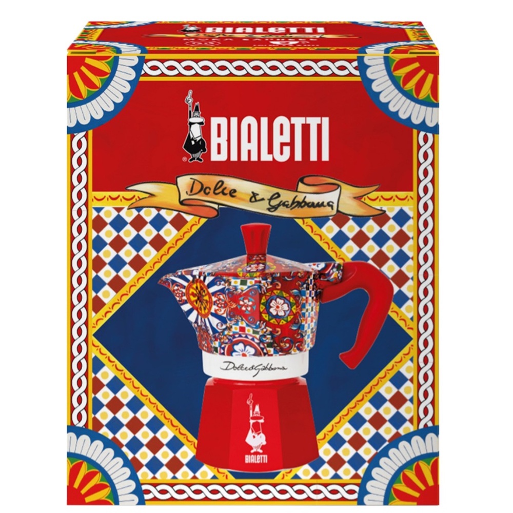 NIB - Bialetti Dolce & Gabbana 6-Cup Moka Pot